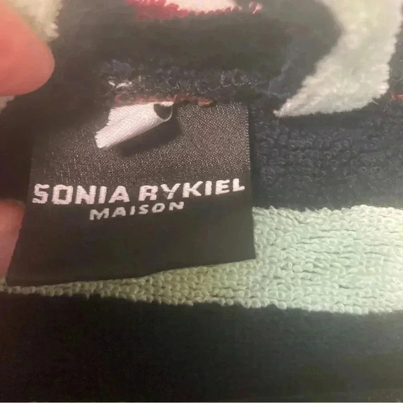 Sonia Ryliel Maison Striped Bathrobe with Hood - Picture 7 of 9